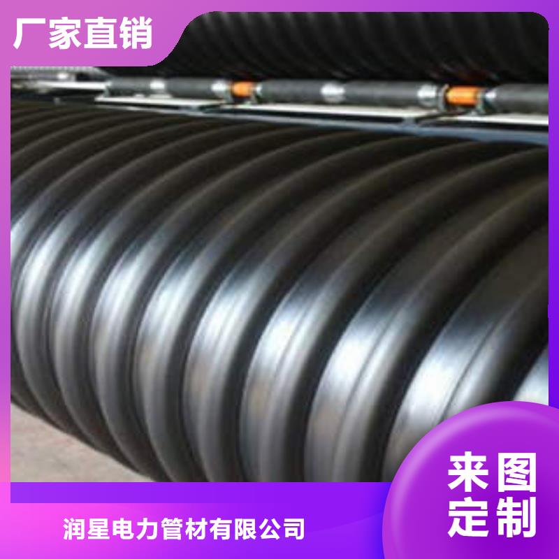 PE钢带增强螺旋波纹管电力工程保护管工程施工案例