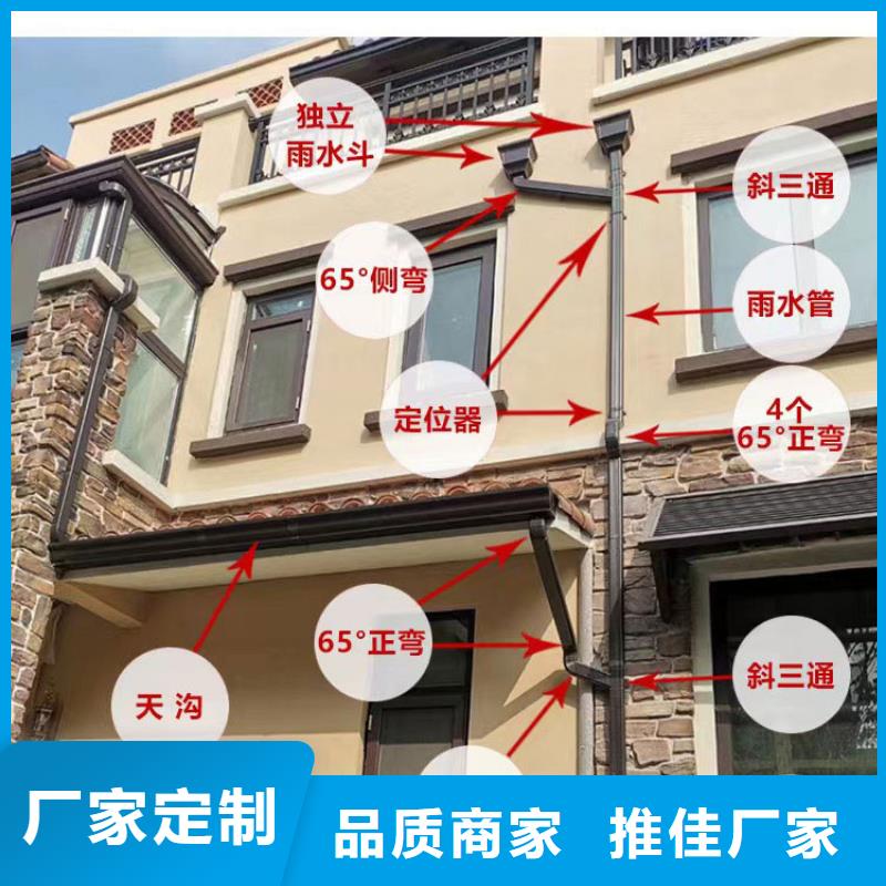 室外彩鋁雨水管效果圖