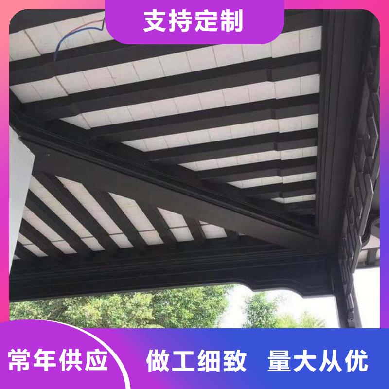 鋁代木鋁合金連廊施工