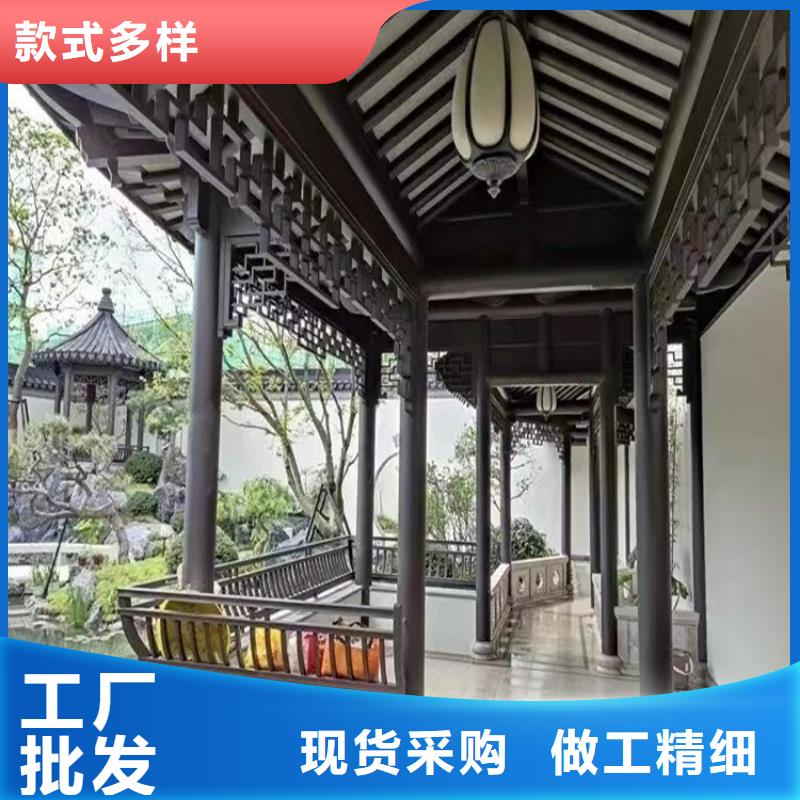 鋁代木鋁合金連廊施工