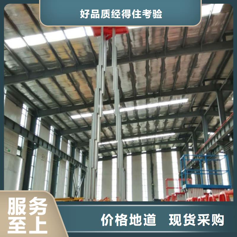 鋁合金升降機14米升降機東營鋁合金升降平臺廠家