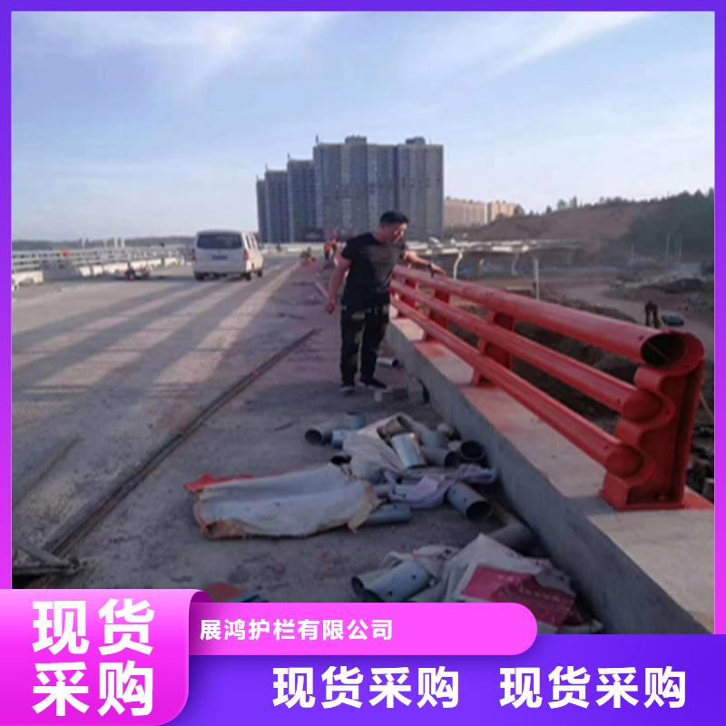 橢圓管噴塑橋梁護欄結構簡練