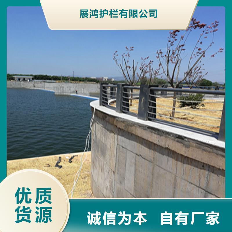 鍍鋅管景觀河道欄桿認準展鴻護欄實體廠家