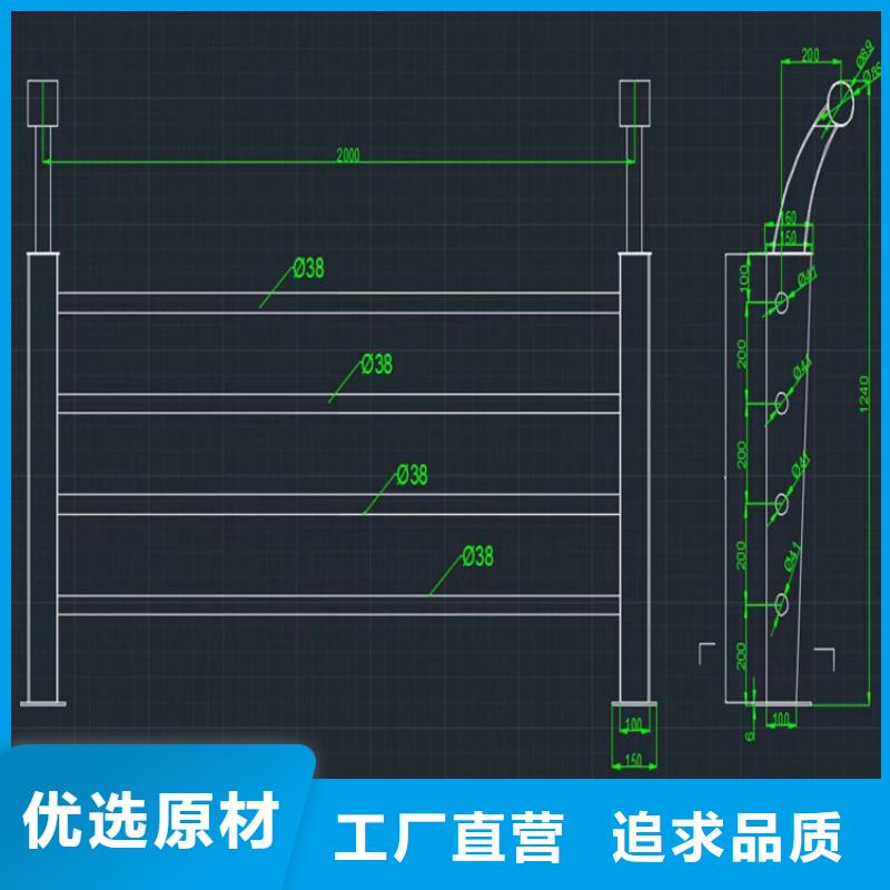 花園不銹鋼復合管欄桿規格齊全按圖生產