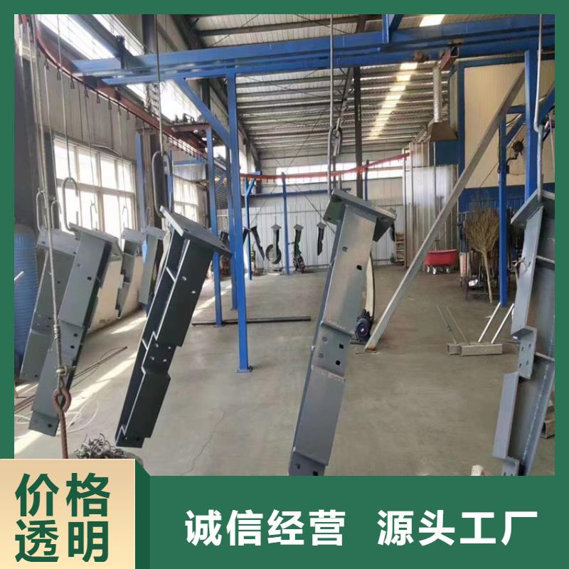鍍鋅管噴塑橋梁護欄展鴻護欄廠家質保