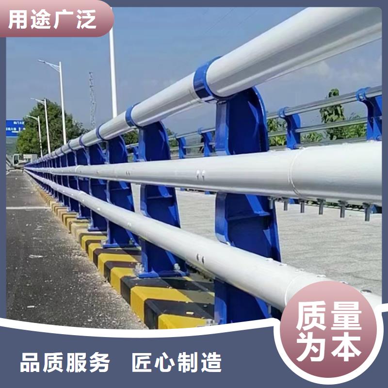 鍍鋅管噴塑橋梁護欄展鴻護欄廠家質保