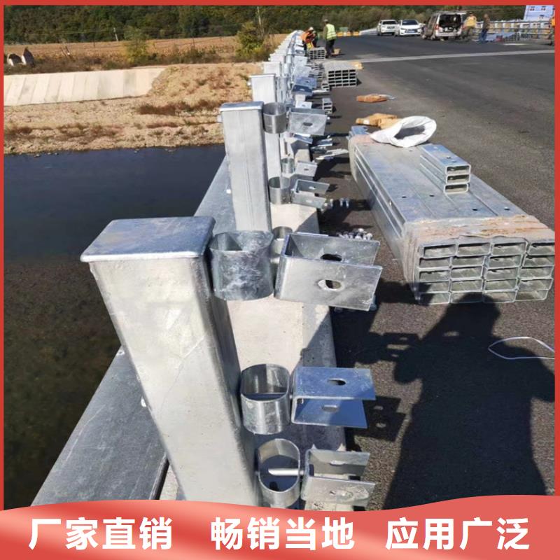 藍色靜電噴塑立柱展鴻護欄長期承接