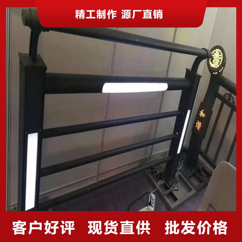 不銹鋼橋梁防撞護欄河道景觀燈光護欄不銹鋼復合管細節決定品質