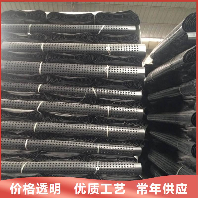 【塑料排水板土工格栅厂家货源】
