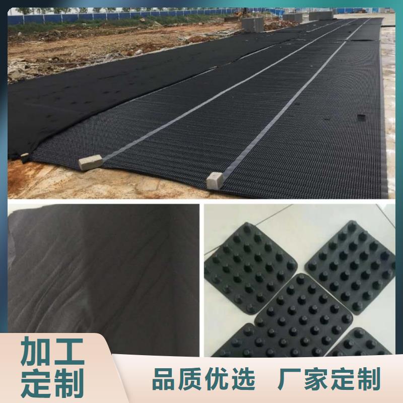【塑料排水板土工格栅厂家货源】