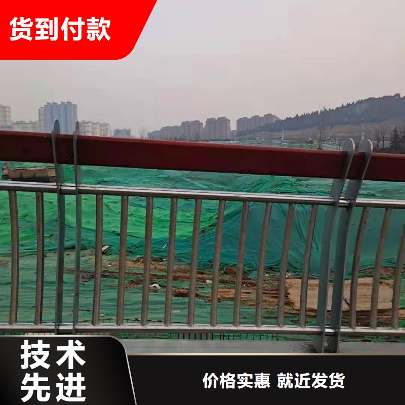 橋梁三根防撞護欄異性欄桿加工