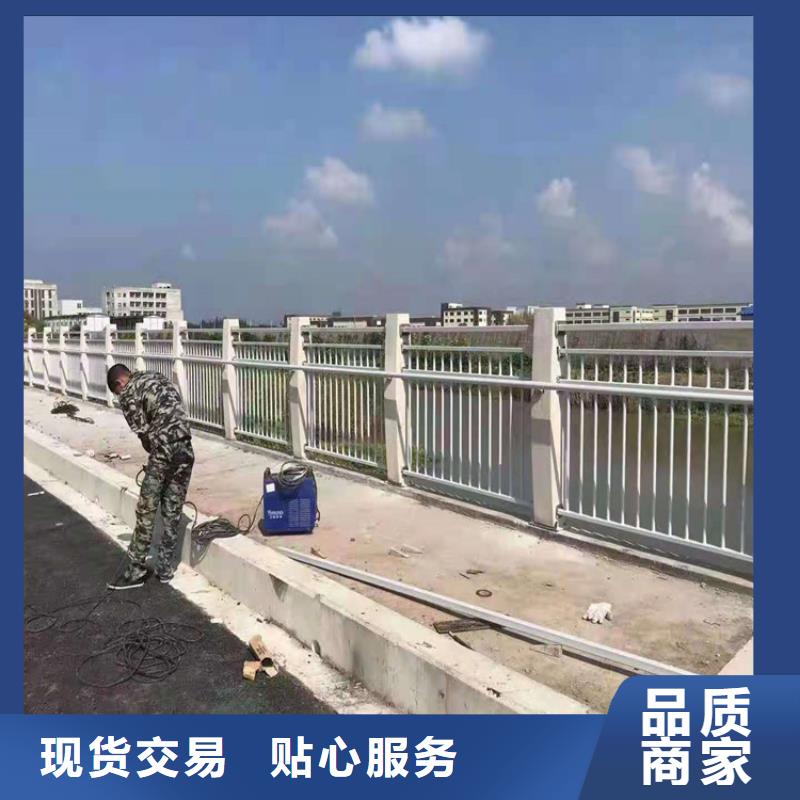 橋梁欄桿鍍鋅噴塑防撞欄實體廠家大量現貨