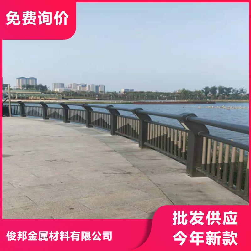 現貨供應鍍鋅管仿木河道護欄_廠家/供應