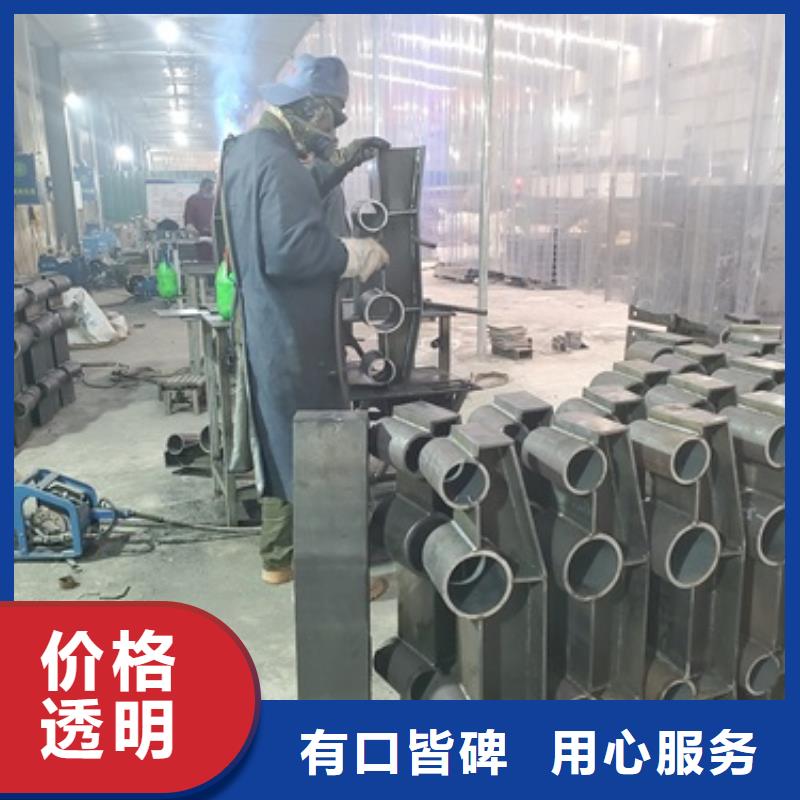 201不銹鋼復合管欄桿來廠實地考察
