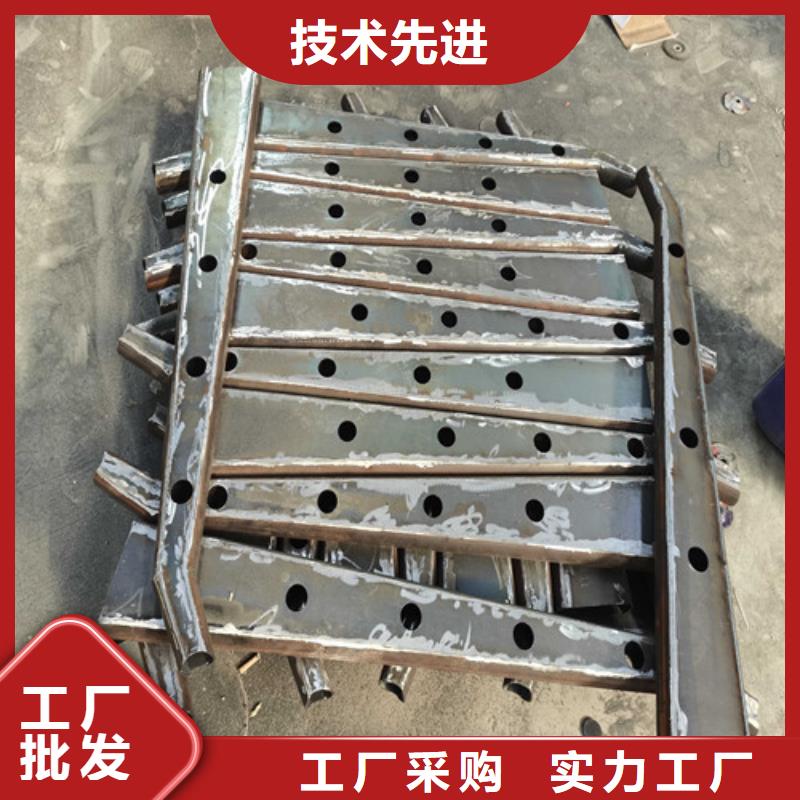 防撞护栏_镀锌管景观护栏现货实拍