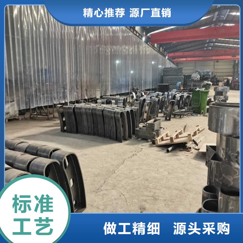防撞护栏_镀锌管景观护栏现货实拍