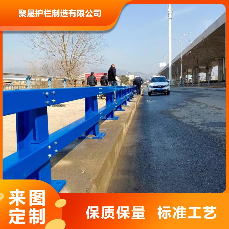 橋上橋梁防撞欄桿安裝