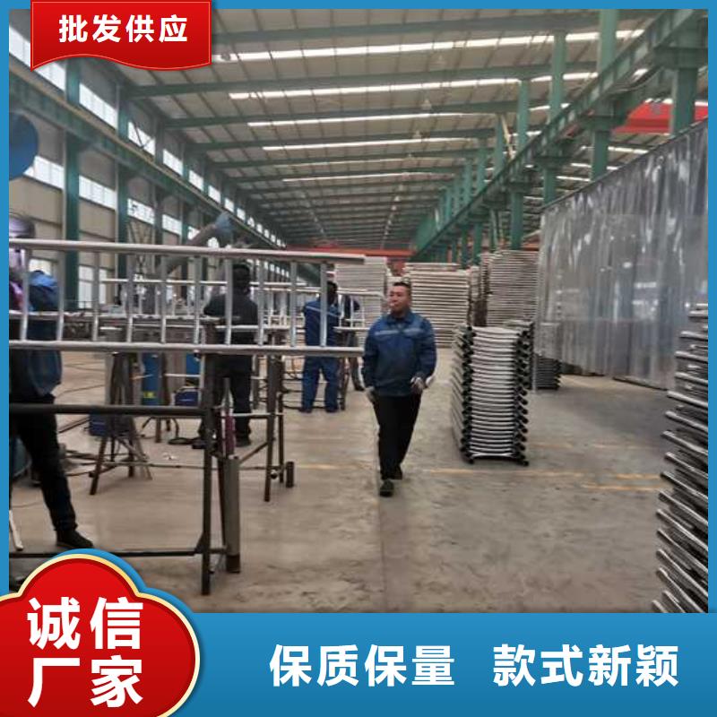 【不锈钢碳素钢复合管护栏】 不锈钢立柱满足客户所需