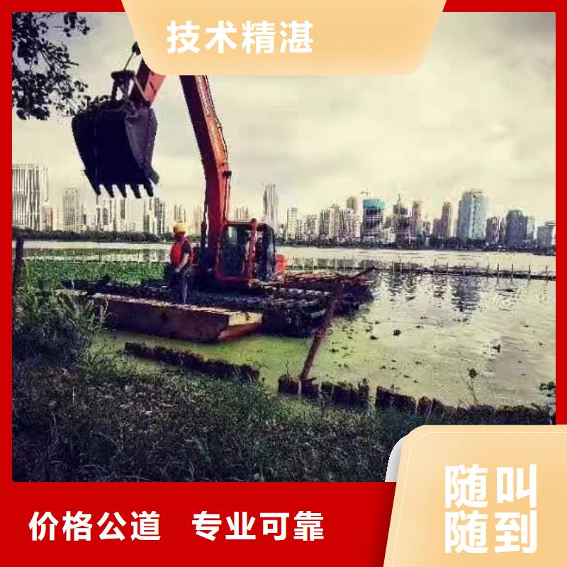 浮船挖機(jī)租賃-客戶一致好評(píng)