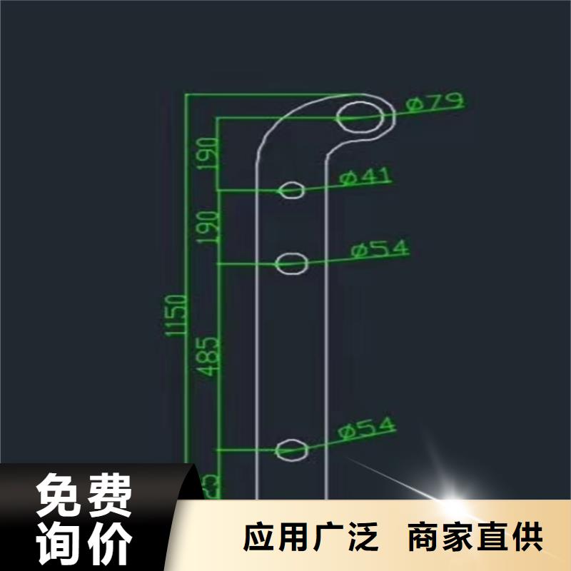 防撞道路护栏河道钢护栏