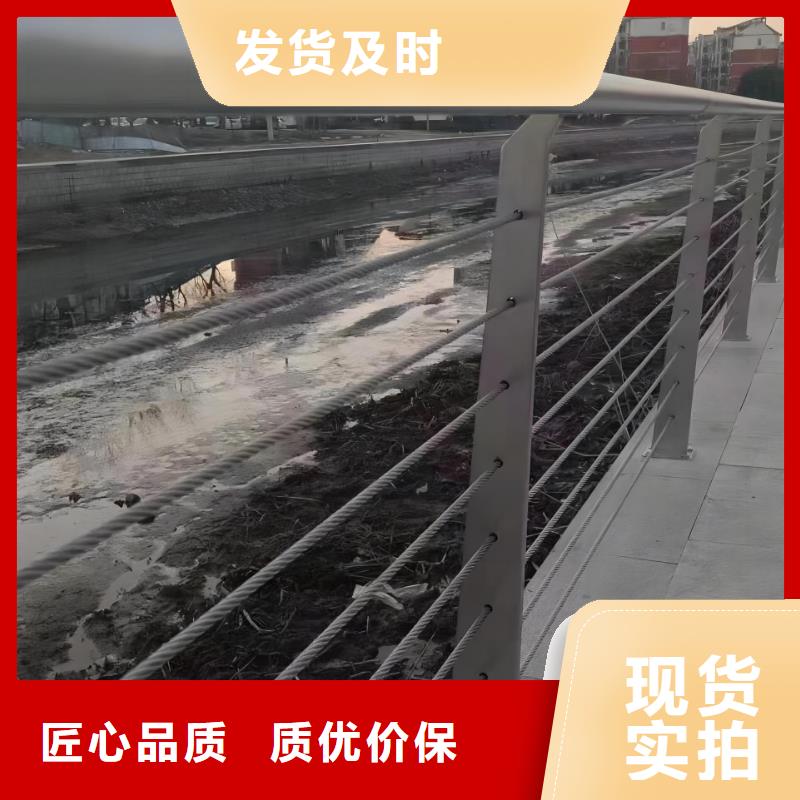 不銹鋼河道護欄不銹鋼鋼絲繩河道欄桿按客戶要求加工生產(chǎn)
