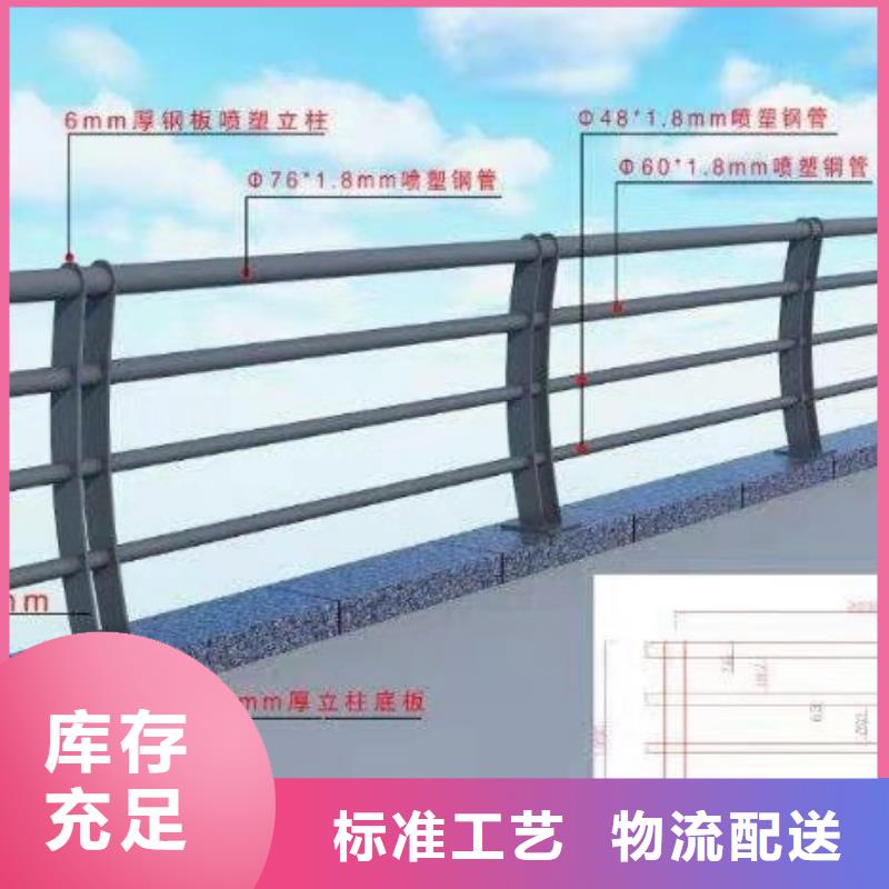 新型橋梁護欄驗貨合格