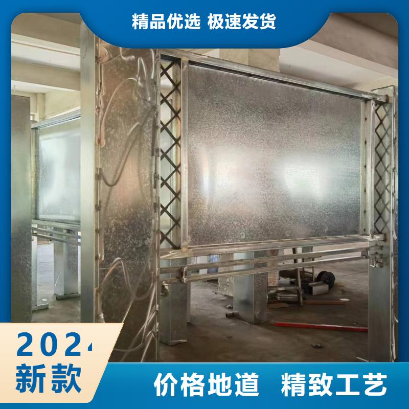 學校宣傳欄燈箱來廠考察