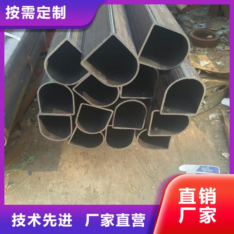 316不銹鋼小口徑D形管來圖定制