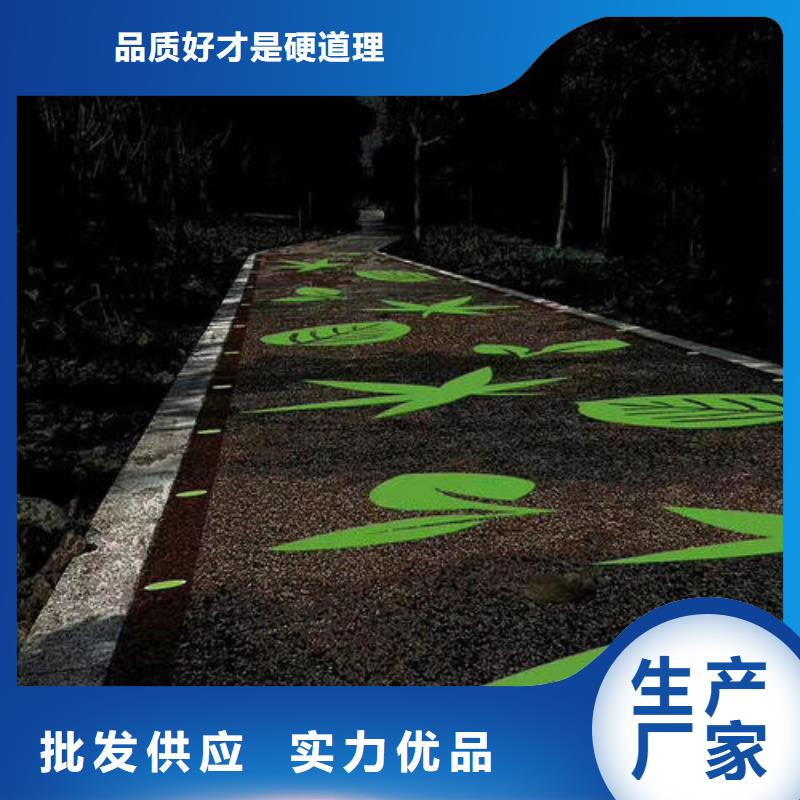 健身步道荧光发光跑道有实力有经验