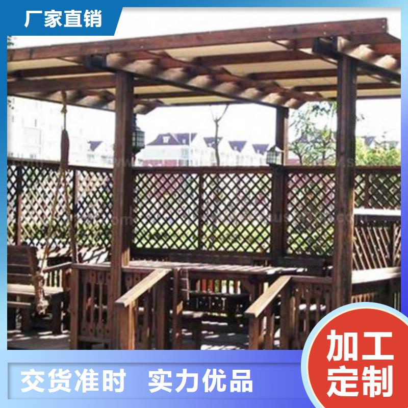 青島市南村鎮(zhèn)防腐木景觀隔離帶廠家