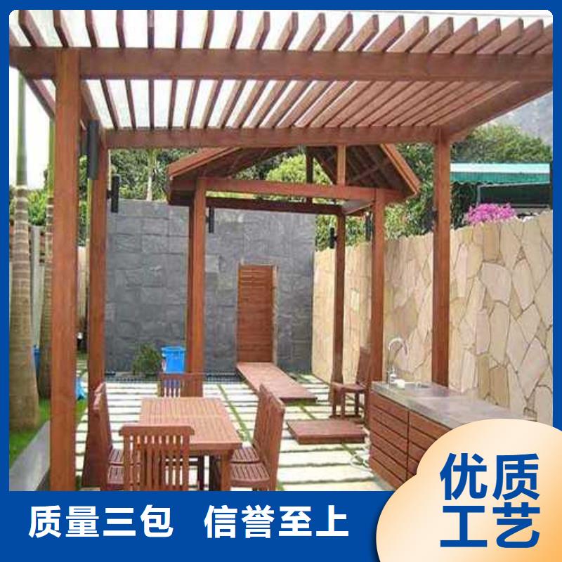 青島市海青鎮(zhèn)防腐木花架