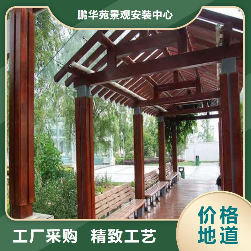 防腐木閣道設計理念新穎青島的西海岸新區