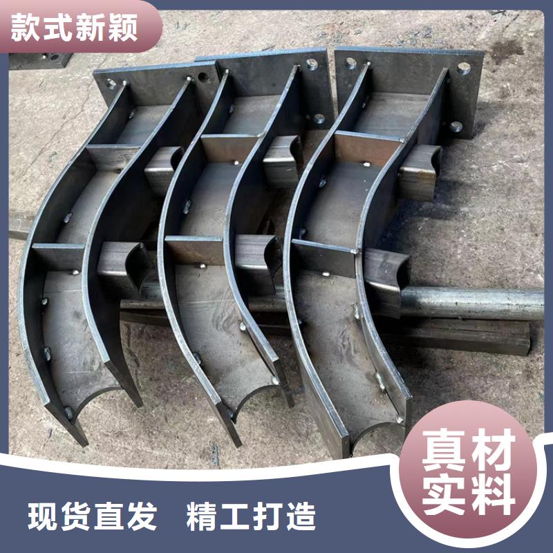 防撞橋梁護欄不銹鋼復合管欄桿高質量高信譽