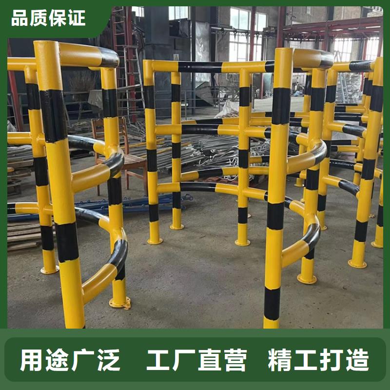 防撞橋梁護欄不銹鋼復合管欄桿高質量高信譽