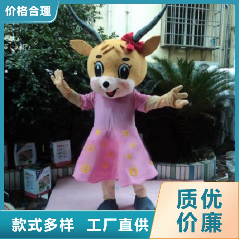 海南海口卡通行走人偶制作廠家/行走毛絨娃娃顏色多