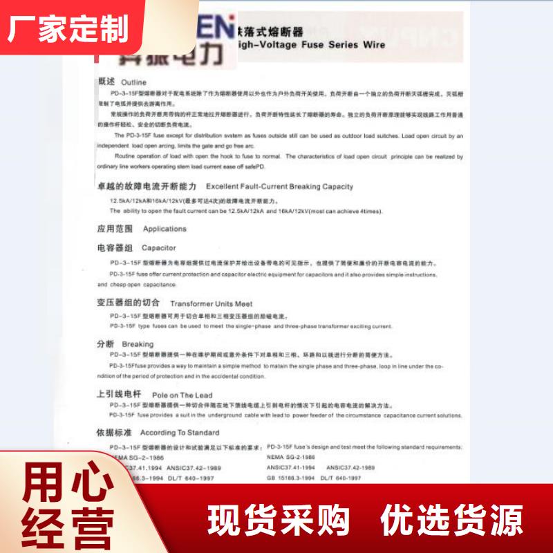 熔斷器跌落式熔斷器廠家好貨直銷