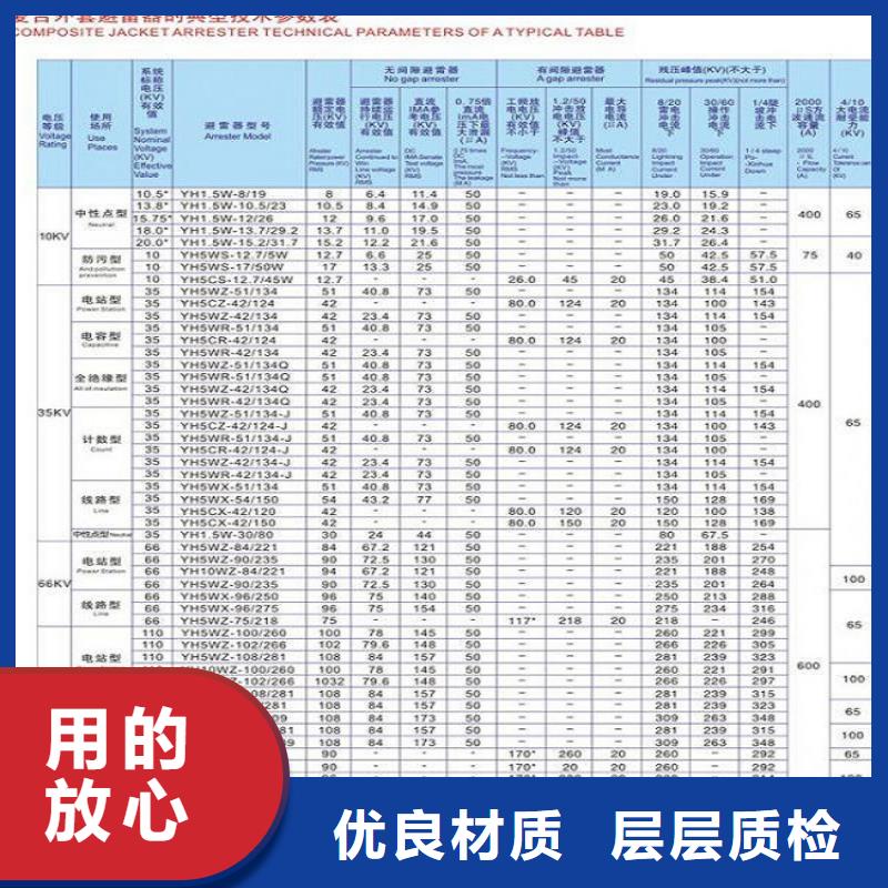 避雷器Y10W-100/260上海羿振電力設備有限公司