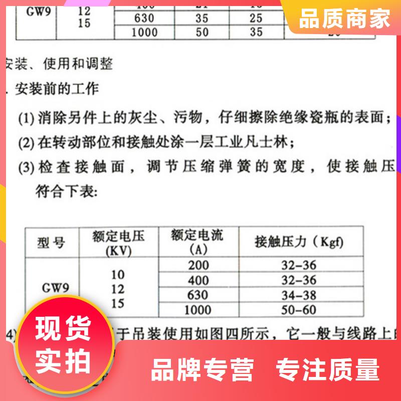 高壓隔離開關：GW9-10-400直供廠家.