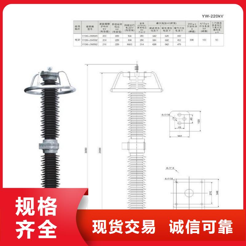 避雷器YH5WD2-13.5/31【浙江羿振電氣有限公司】