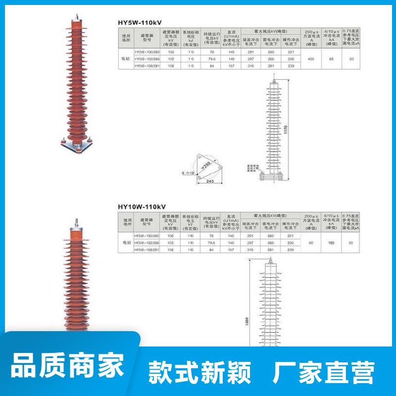 金属氧化物避雷器Y10W1-96/250【上海羿振电力设备有限公司】