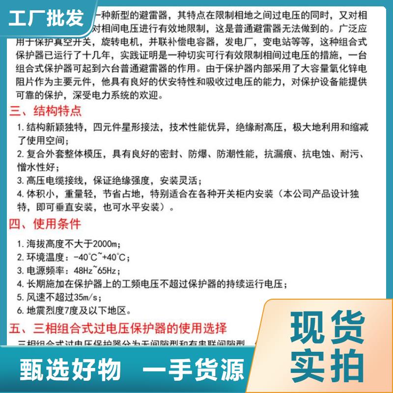 【避雷器/過電壓保護器】YH5WD-13.5/38.7*13.5/31.0