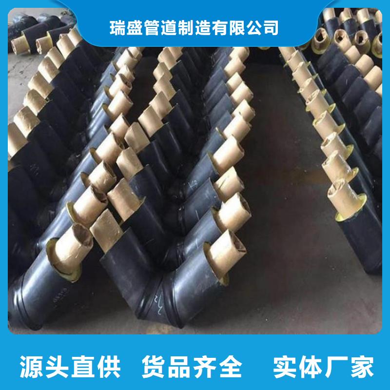 鋼套鋼蒸汽保溫管道質檢合格出廠