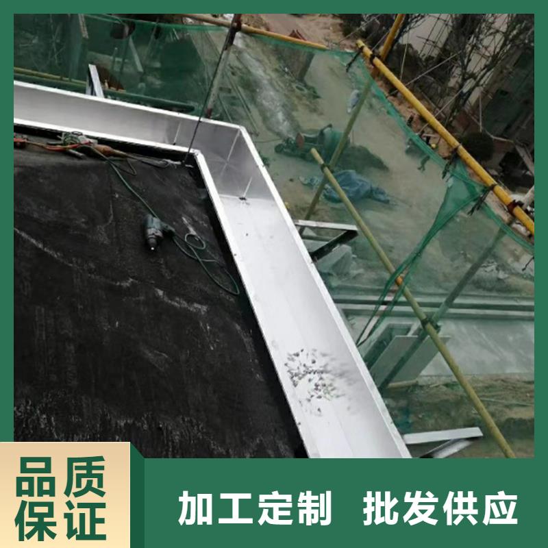 棕色檐槽雨水圓管排水快