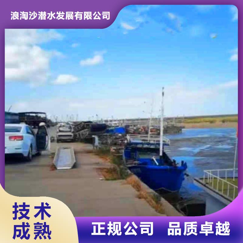 潛水員服務水下橋墩加固正規