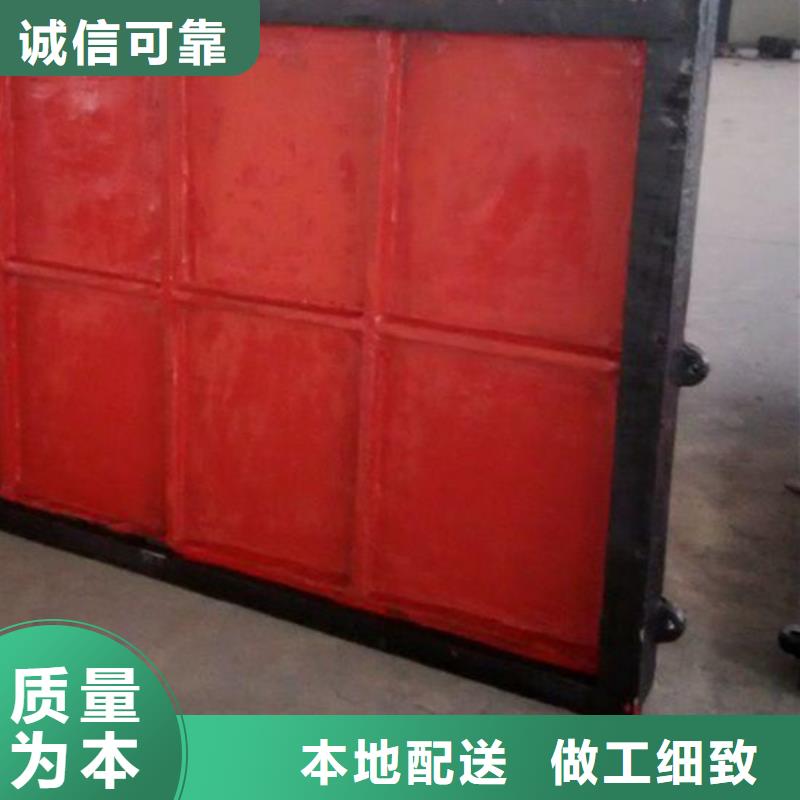 泵站鑄鐵閘門線條優美