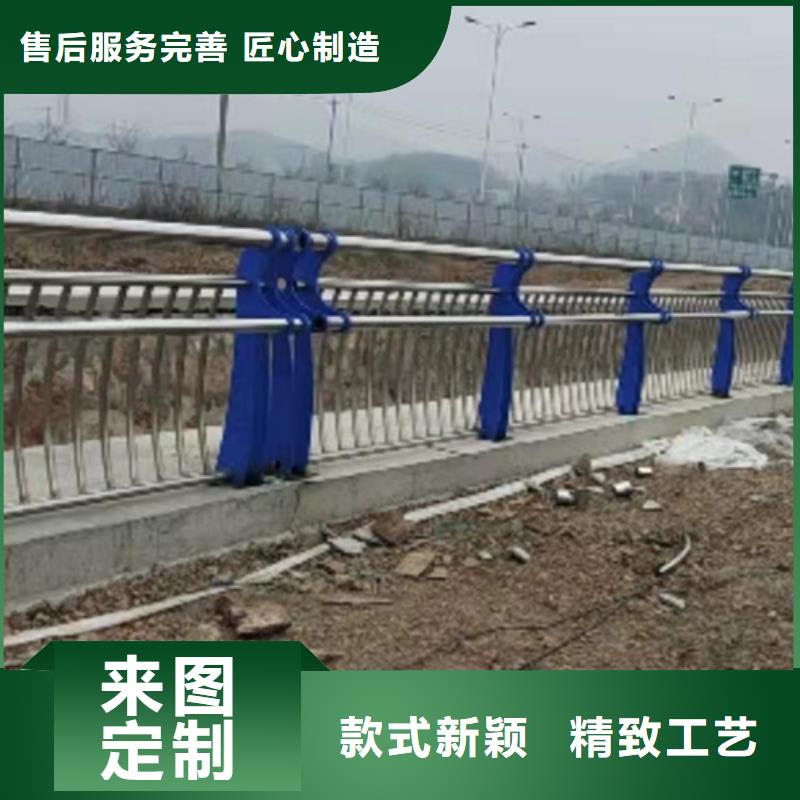 景觀橋防撞護欄立柱安裝效果圖