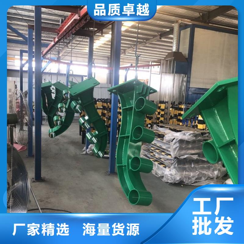 304不銹鋼復合管護欄廠家電話帶燈箱立柱定做