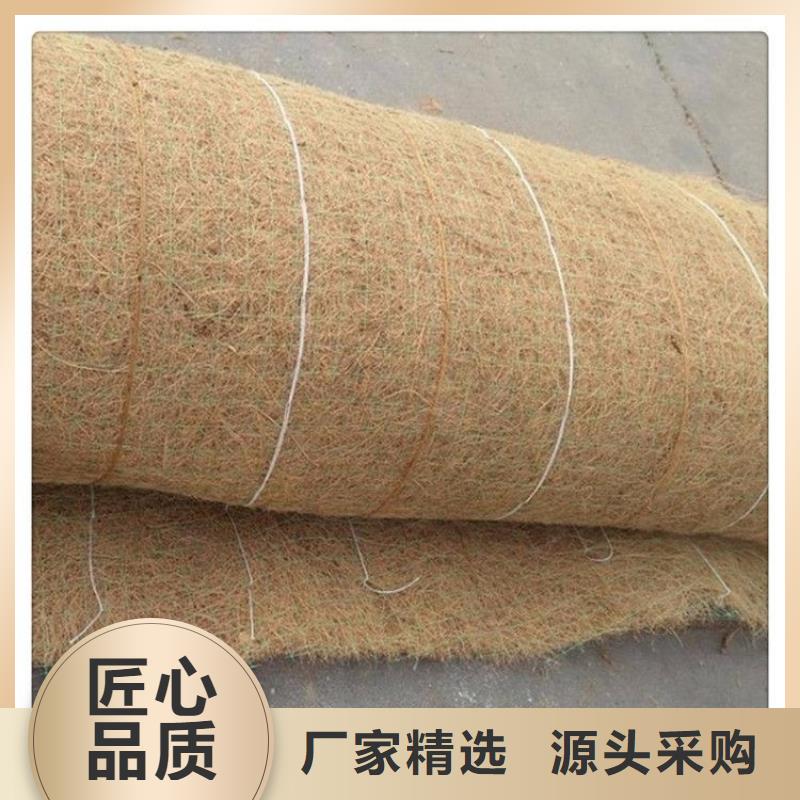 椰纖植生毯加筋抗沖生物毯來廠考察