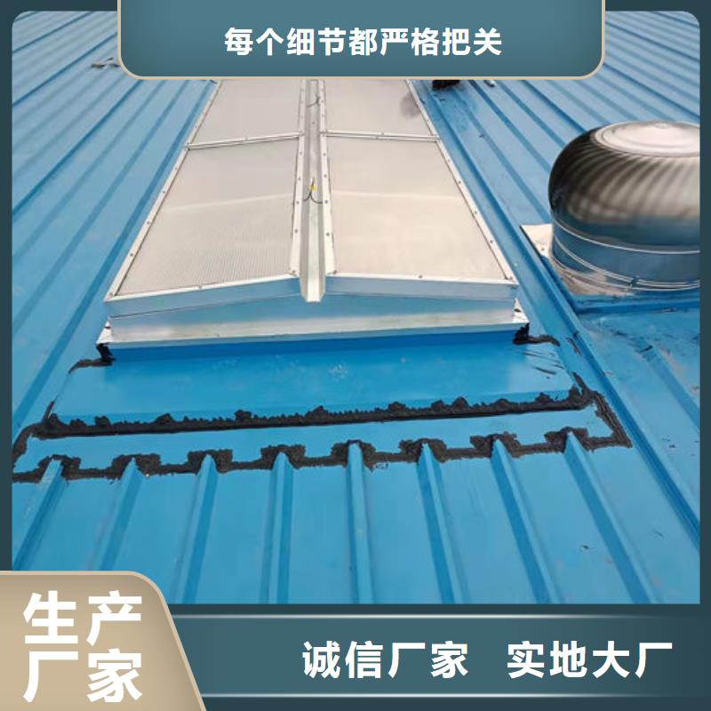 9型通风天窗（开敞式屋脊天窗）侧立面图