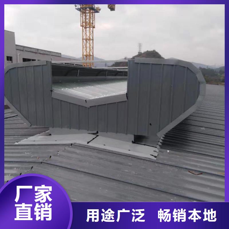 9型通风天窗（开敞式屋脊天窗）侧立面图